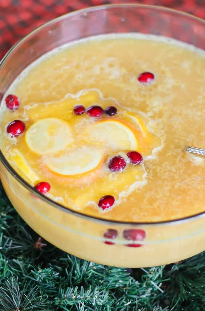 Easy Jingle Juice Holiday Punch (only 3 ingredients!)