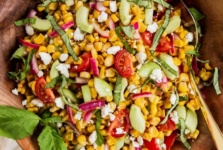 Easy Corn Salad Recipe (Perfect Cookout Side Dish)