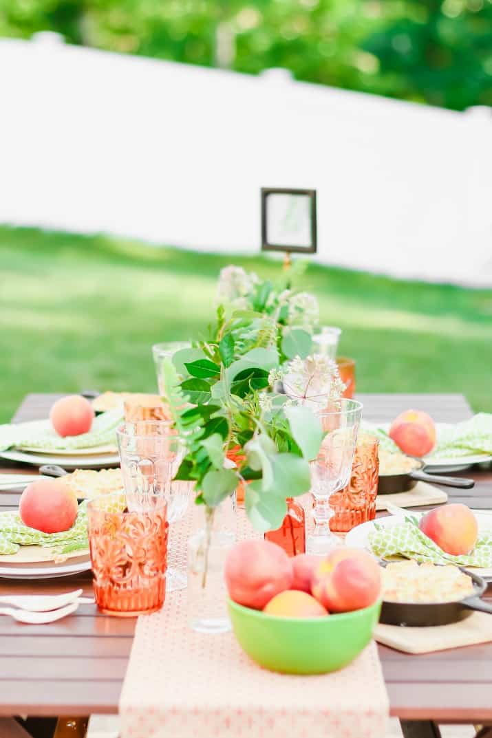 Peach Theme Garden Party - Celebrations at Home