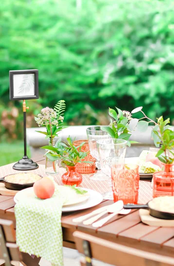 Peach Theme Garden Party