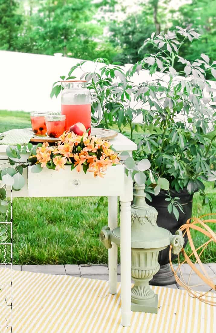 Peach Theme Garden Party - Celebrations at Home