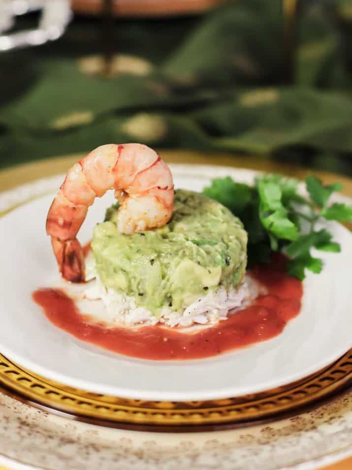 Crab Avocado Appetizer Stack - Celebrations at Home