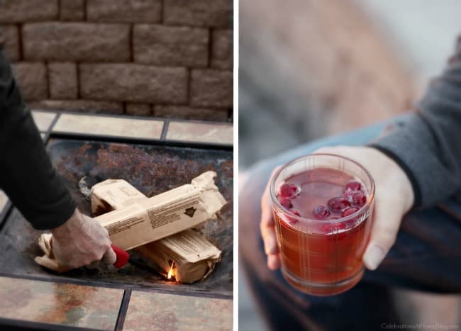 Enjoy this cranberry cinnamon cocktail while sitting by the fire on a cool night. It's the perfect sipping drink that's not too boozy
