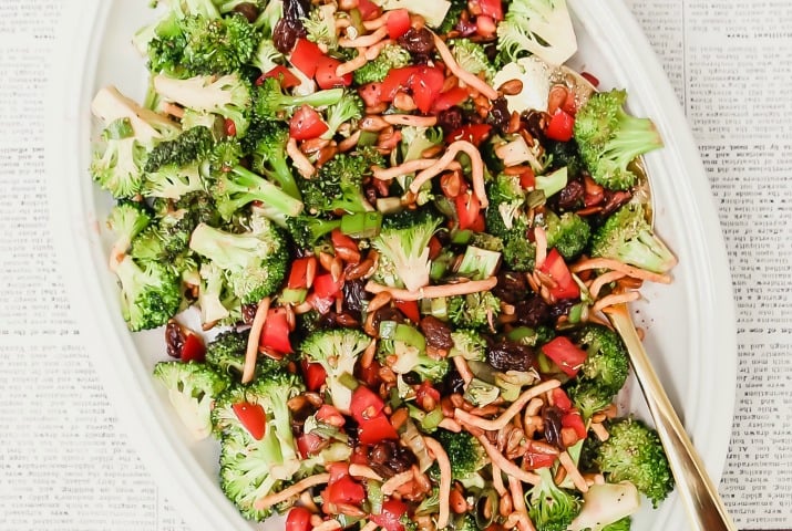 Savory & Sweet Broccoli Salad