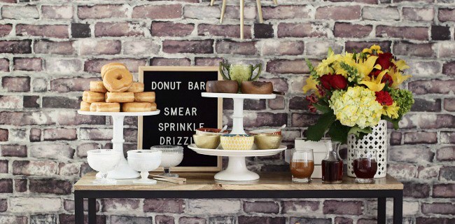 Donut Bar with Toppings Galore!