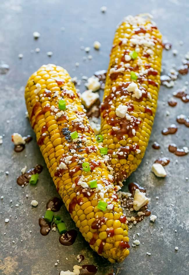 sriracha grilled corn is terrific for your backyard picnic