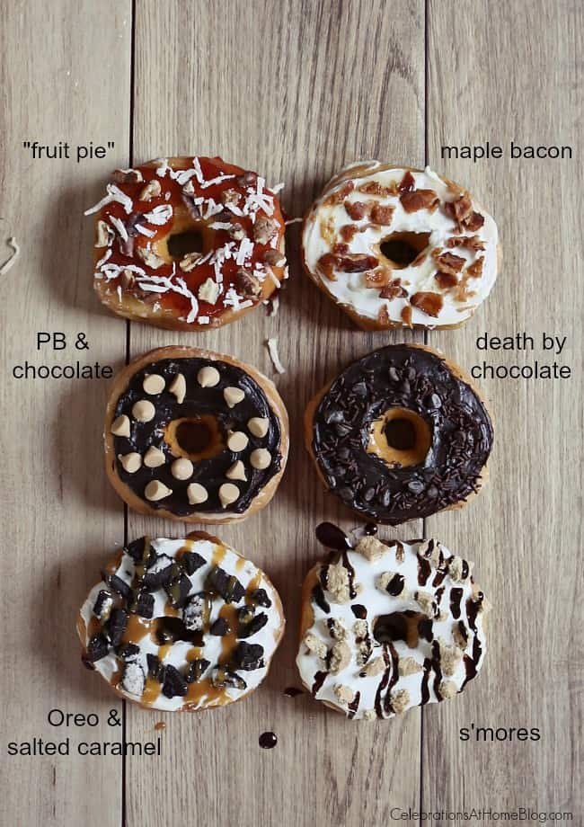 Donut Bar with Toppings Galore! - Celebrations at Home