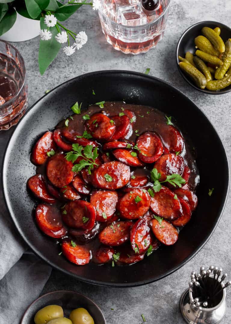 Easy Kielbasa Appetizers (3 ingredients) Celebrations at Home