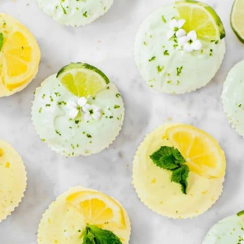 lemon lime tartlets recipe card