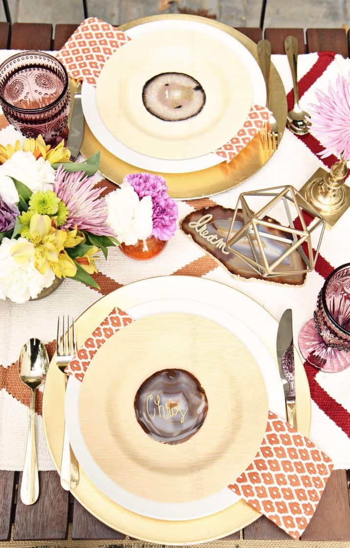 Fall Tabletop Décor for a Dinner Party - Celebrations at Home