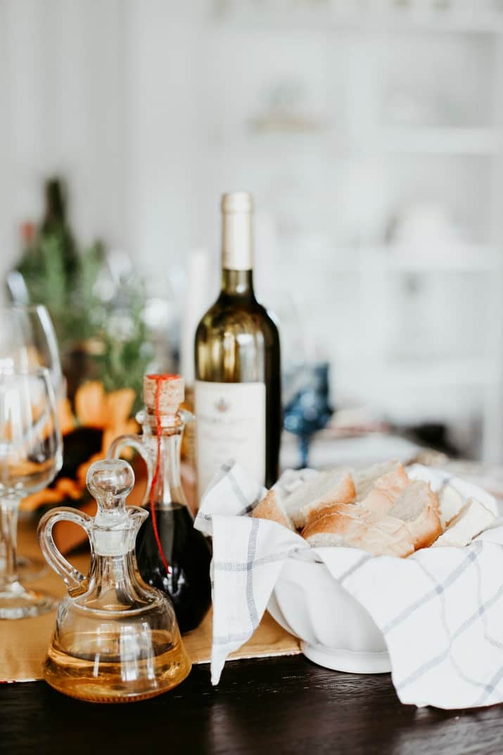 Italian themed dinner party & wine pairing