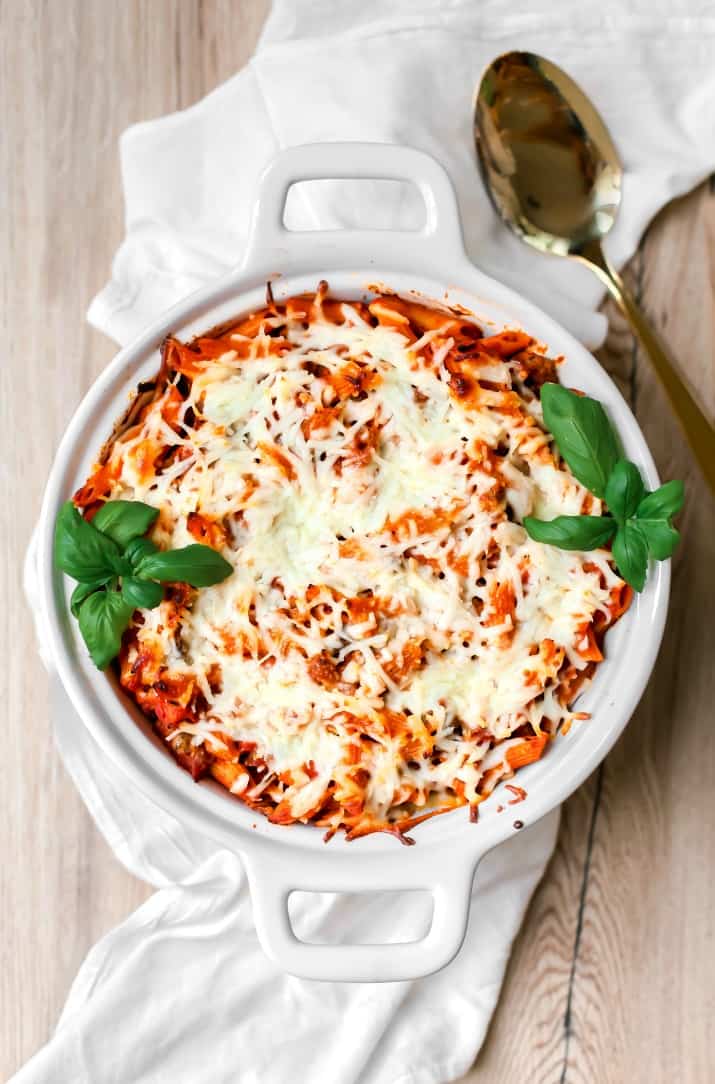 Easy Layered Pasta Bake recipe - Celebrations at Home