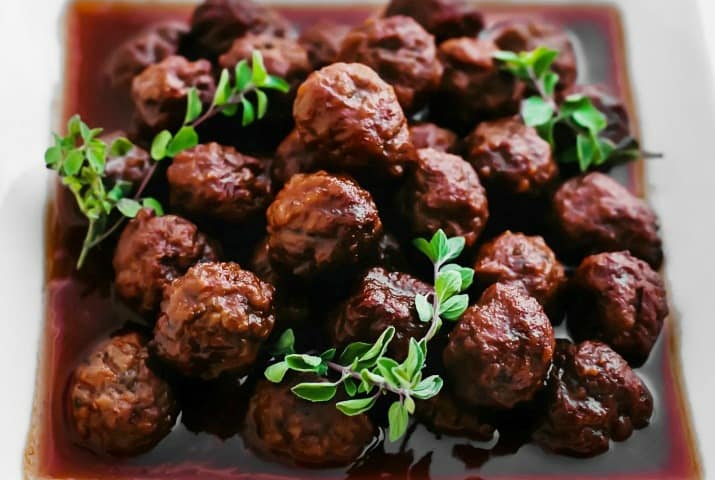 This Bourbon Meatballs Recipe is a Party Food Staple!