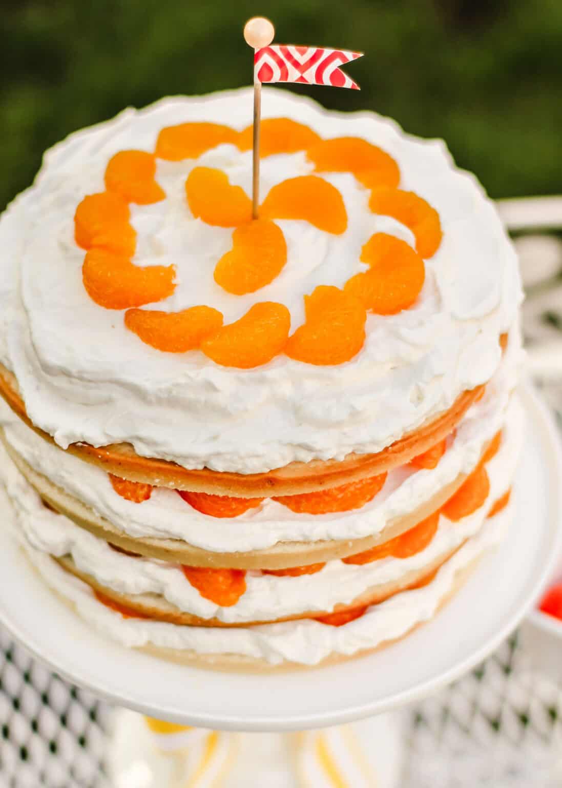 Homemade Orange Layer Cake Recipe - Celebrations at Home