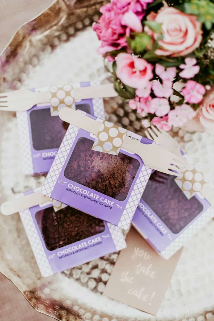 mini cakes boxes favors