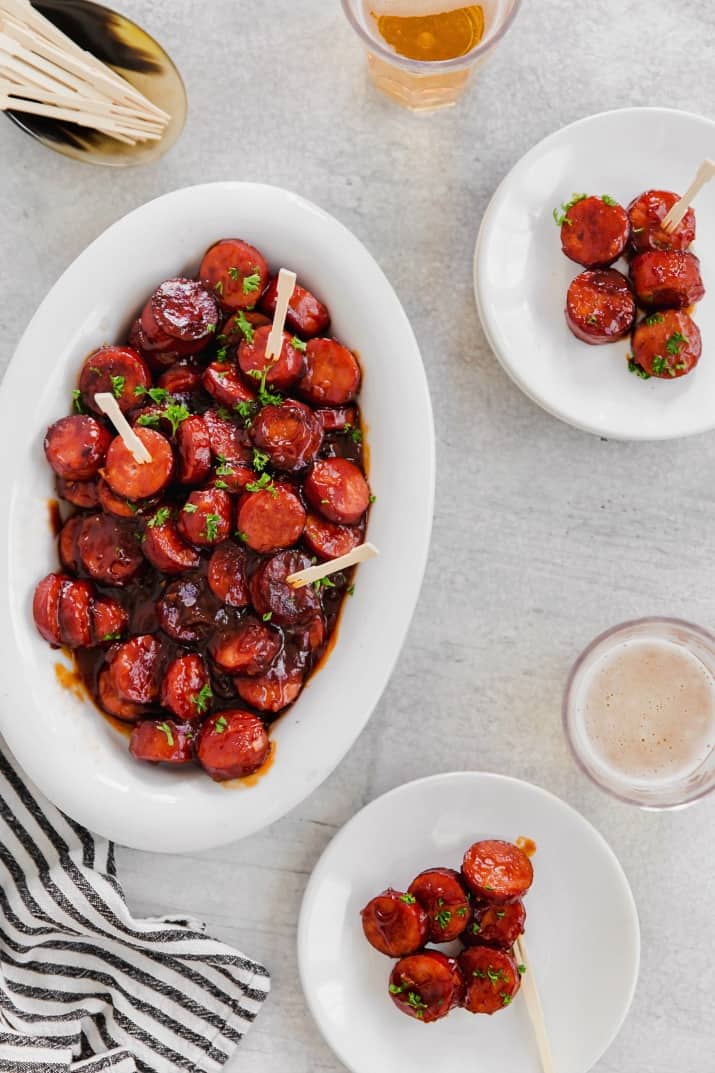 Aperitivos para la fiesta del día del partido