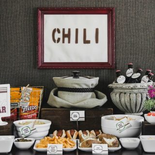 how to set up a chili bar for a party