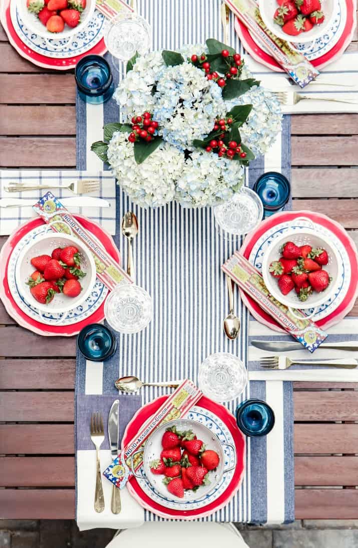 4th of July table decoration ideas