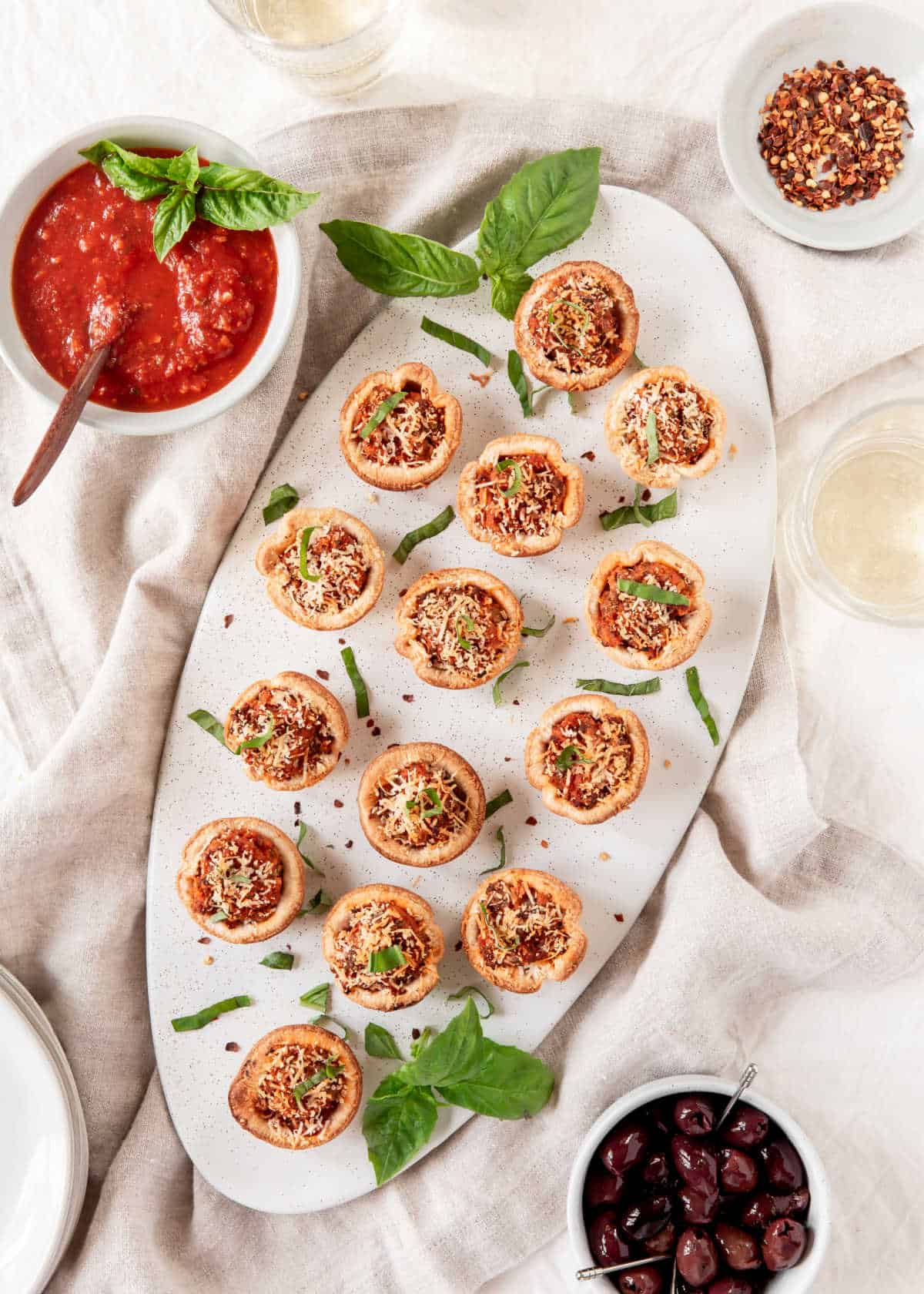 Easy Italian Sausage Appetizers in Mini Pie Crust