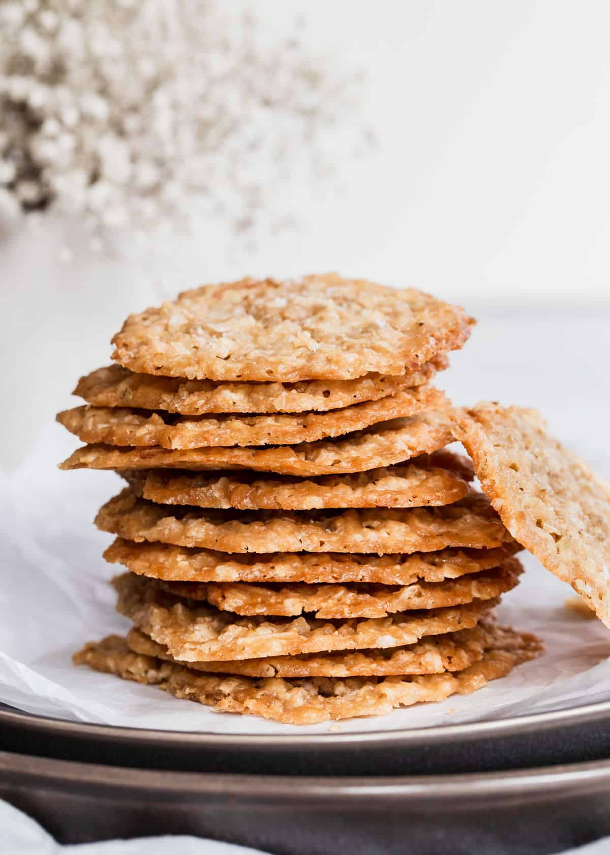 Easiest Oatmeal Lace Cookies