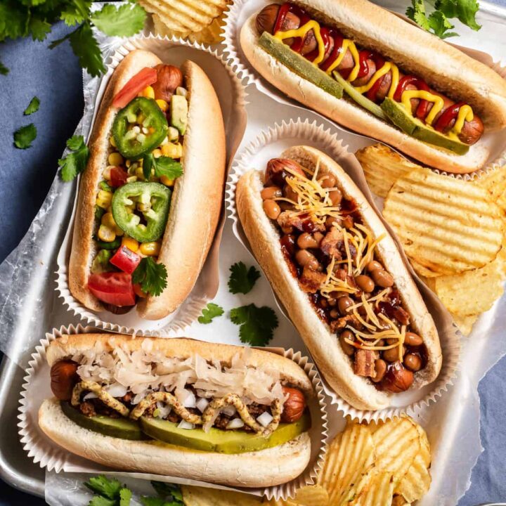 Hot Dog Bar - How to Make a Hot Dog Bar + 8 Fancy Hot Dogs