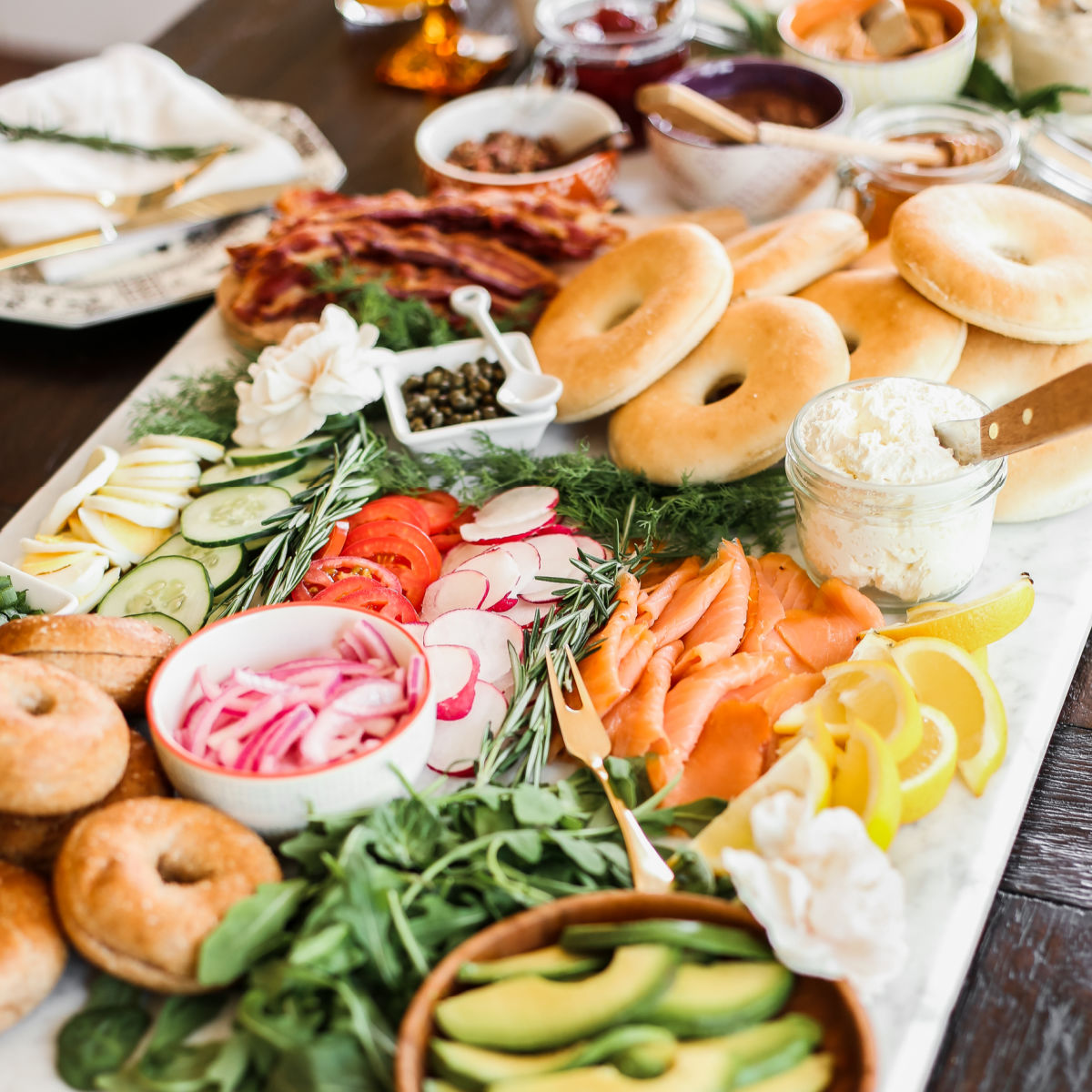 Ultimate Bagel Bar Ideas - Celebrations at Home