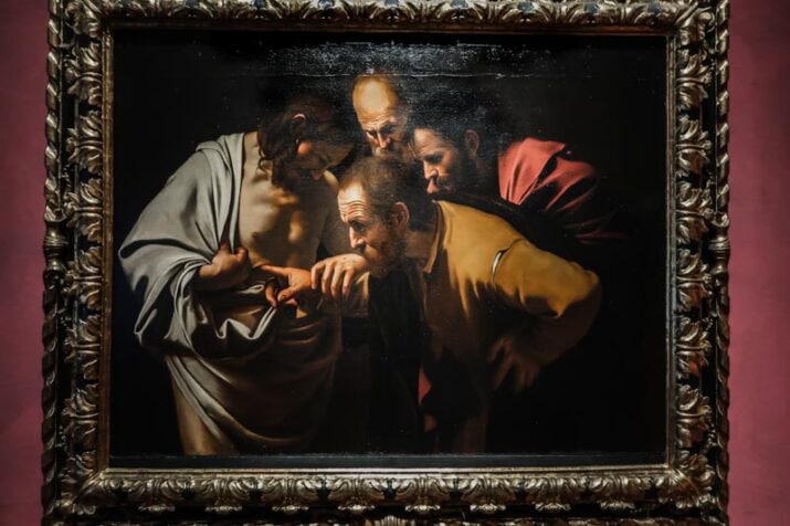 The Incredulity of Saint Thomas by Caravaggio.