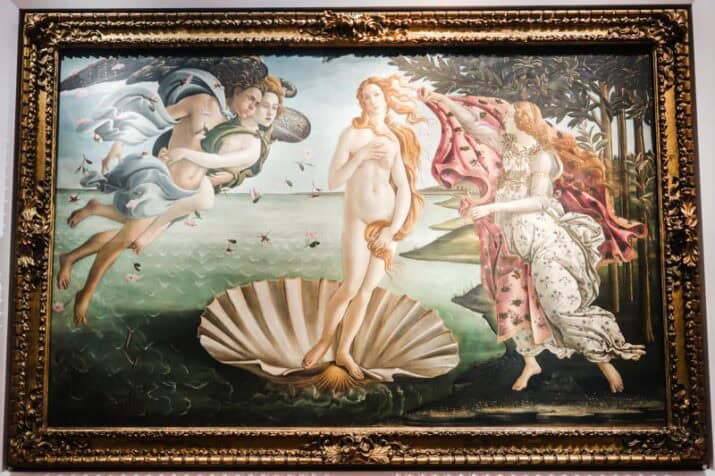 Birth of Venus by Botticelli.
