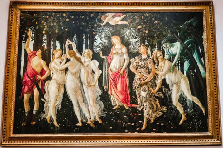 La Primavera Allegory of Spring by Botticelli