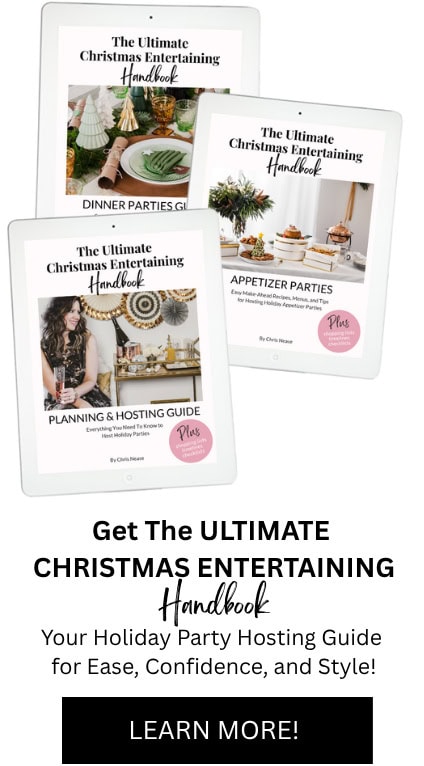 mock up of Christmas party guide ebook.